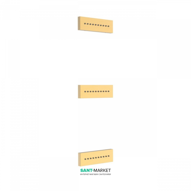 Гидромассажные форсунки Tres Showers с антиизвестковым покрытием матовое золото 29951505OM