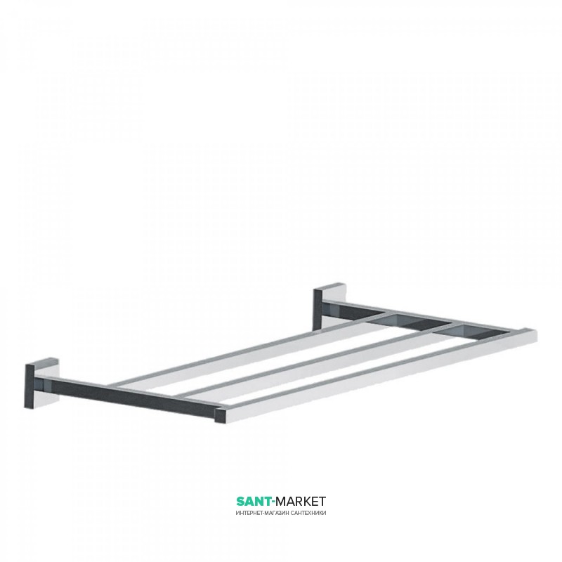 Поличка для ванної Tres Cuadro Tres 609 мм метал хром 10763608