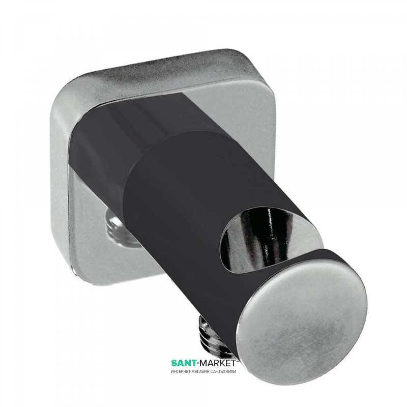 Шланговое подключение Tres Loft colors с держателем для душа черный/хром 20018201NE