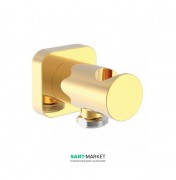 Шланговое подключение Tres с держателем для душа золото 20018201OR