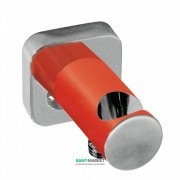 Шланговое підключення Tres Loft colors з тримачем для душу червоний/хром 20018201RO