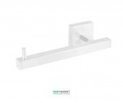 Держатель для туалетной бумаги Tres Cuadro Tres настенный белый матовый 10763606BM