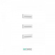 Гидромассажные форсунки Tres Showers с антиизвестковым покрытием латунь белый матовый 29951504BM