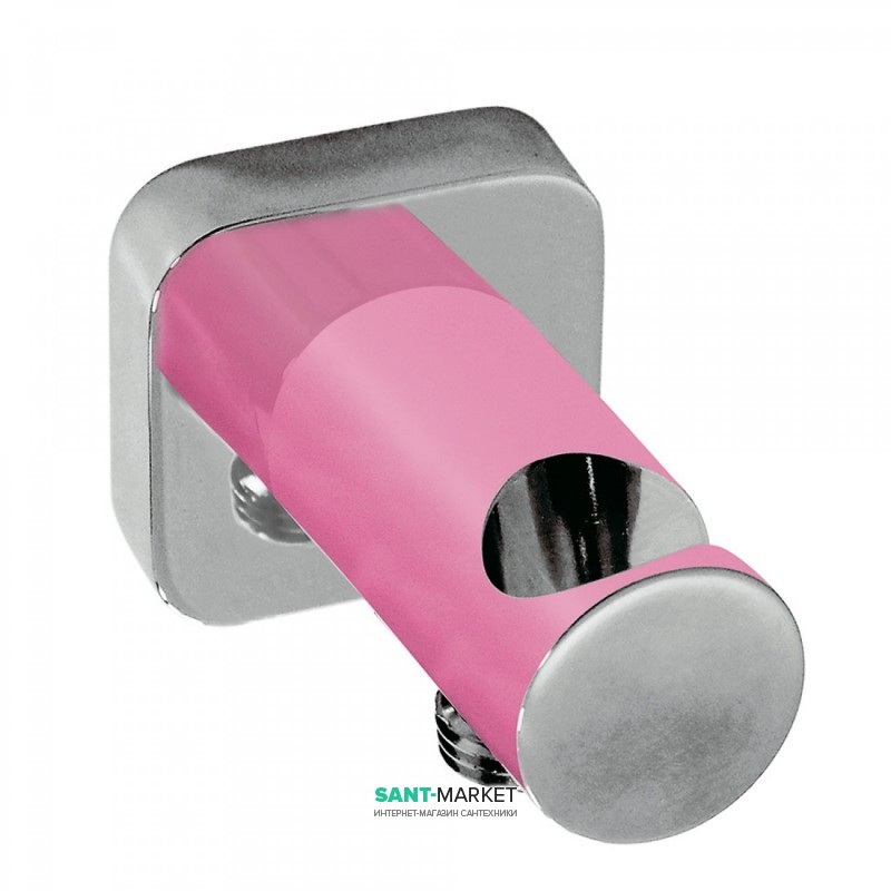 Шлангове підключення Tres Loft colors з тримачем для душу фуксія/хром 20018201FU