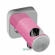 Шлангове підключення Tres Loft colors з тримачем для душу фуксія/хром 20018201FU