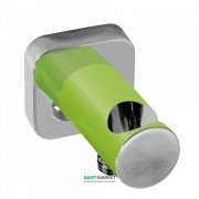 Шлангове підключення Tres Loft colors з тримачем для душу зелений/хром 20018201VE