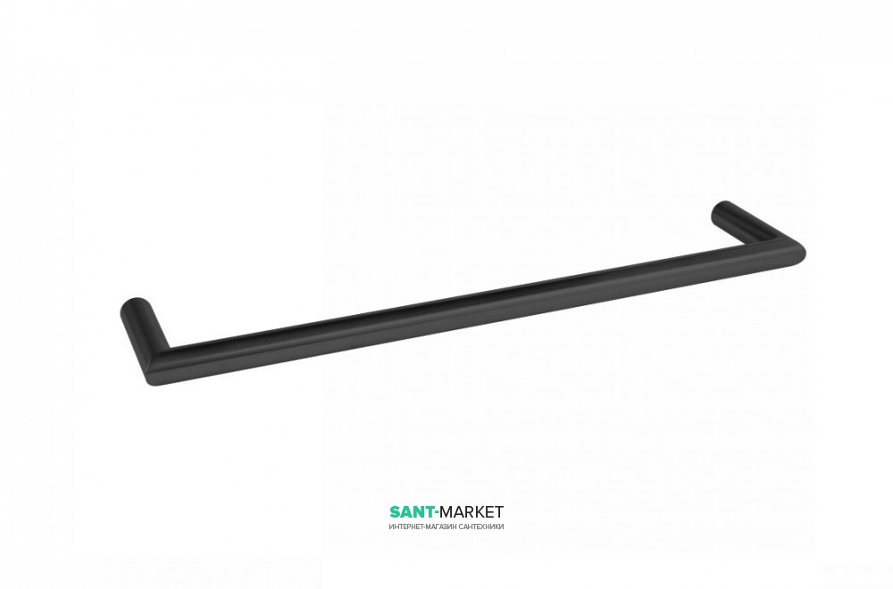 Тримач для рушників Tres Max-Tres 40 см настінний метал чорний матовий 11463601NM