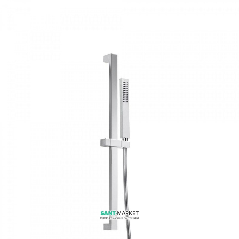 Душевой гарнитур со штангой Tres Project-Slim латунь хром 03452602