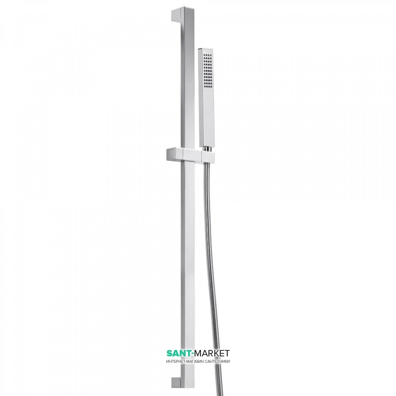 Душевой гарнитур со штангой Tres Project-Slim латунь хром 03452702