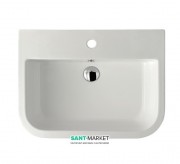 Раковина для ванної Galassia Xes підвісна з отвором під змішувач c переливом білий 9921