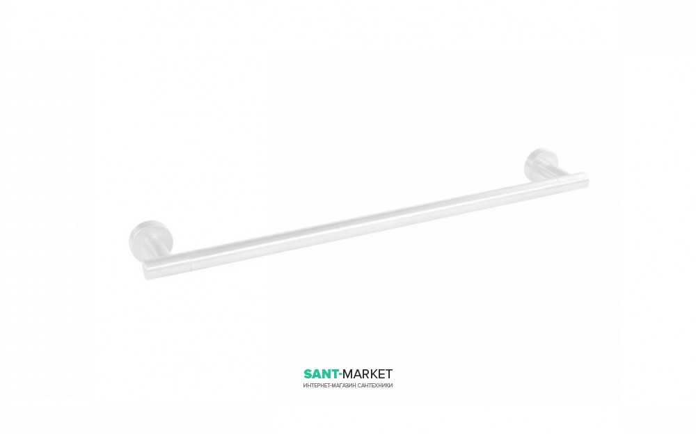 Тримач для рушників Tres Max-Tres 48 см настінний метал білий матовий 16163601BM