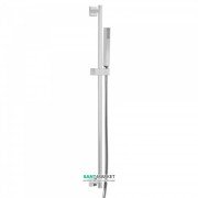 Душевой гарнитур со штангой Tres Cuadro латунь хром 107934