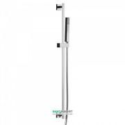 Душевой гарнитур со штангой Tres Cuadro латунь черный/хром 607934