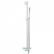 Душевой гарнитур со штангой Tres Cuadro латунь белый/хром 407934