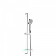 Душевой гарнитур со штангой Tres Cuadro-mini латунь хром 134512