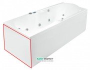 Панель для ванны PoolSpa Muza XL бічна 75 см акрил білий PWOAZ10KO000000