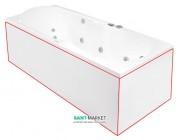 Панель для ванны PoolSpa Muza XL фронтальная 160х75 см L левая акрил белый PWOHU10OWL00000