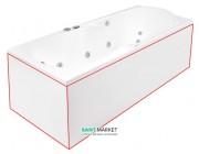Панель для ванны PoolSpa Muza XL фронтальная 160х75 см R правая акрил белый PWOKU10OWL00000