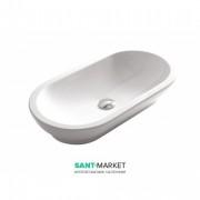 Раковина для ванної Galassia М2 врізна без отвору під змішувач без переливу білий 2034