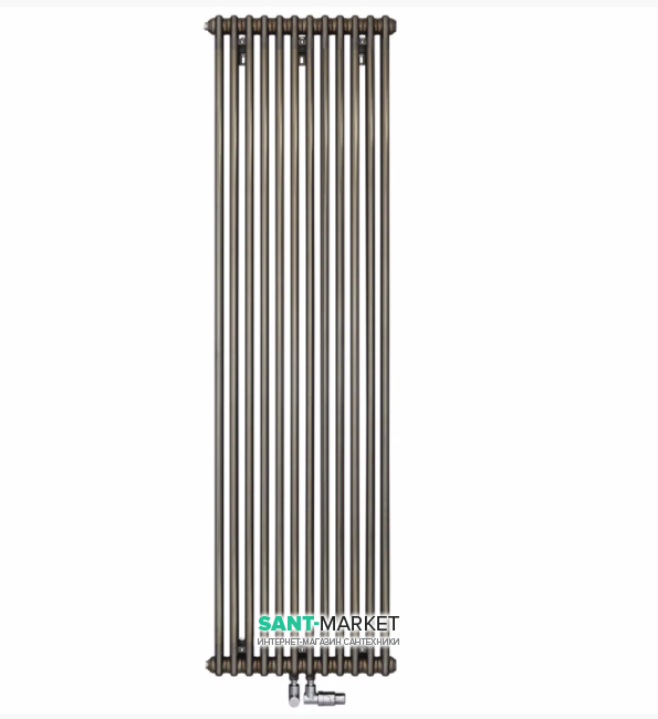 Радиатор центрального отопления Zehnder Charleston 460 x 1792 Technoline 2180-10-0325-3470-SMB