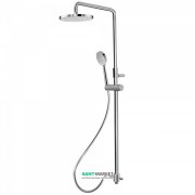 Душевая система Tres с верхним и ручным душем латунь хром 06163509