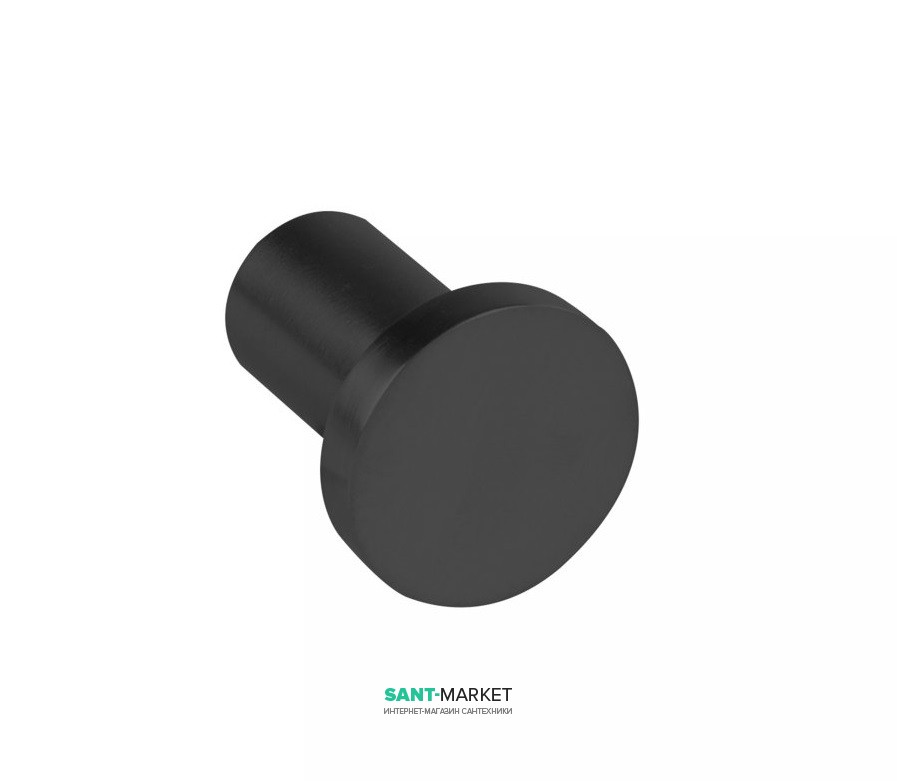 Гачок для ванної Tres Max-Tres одинарний чорний матовий 16163620NM