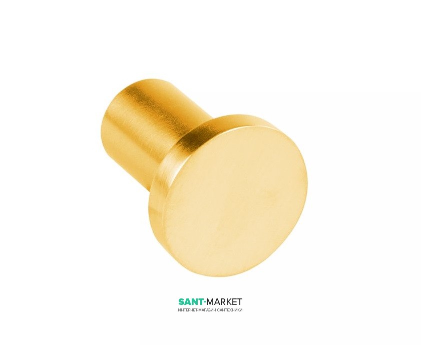 Крючок для ванной Tres Max-Tres одинарный золото матовый 16163620OM