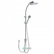 Душевая система Tres с верхним и ручным душем латунь хром 161476