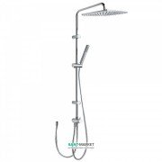 Душова система Tres з верхнім і ручним душем латунь хром 06163508