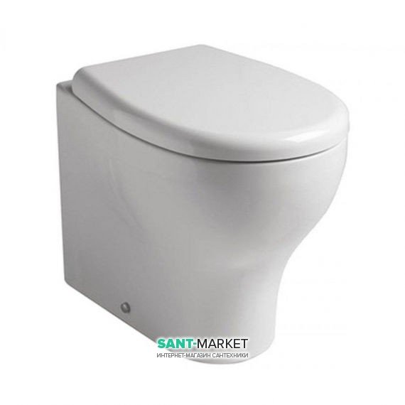 Унитаз Galassia Eden напольный без бачка без сиденья белый 7213