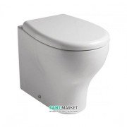 Унитаз Galassia Eden напольный без бачка без сиденья белый 7213