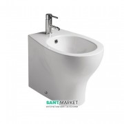 Біде Galassia Eden підлогове з отвором під змішувач з переливом білий 7214