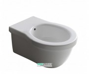 Біде Galassia Ethos підвісне з отвором під змішувач з переливом білий 8440M