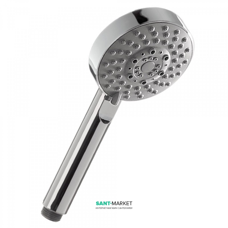 Душова лійка Tres Lex Ø100 мм 5 типів струменя пластик хром 134748