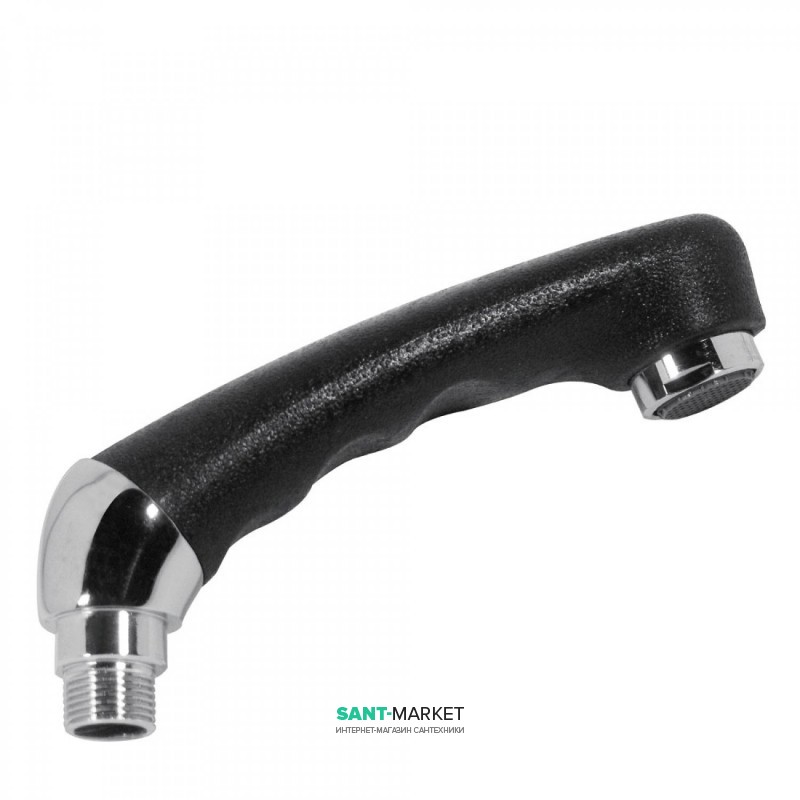 Душевая лейка Tres однорычажная для парикмахерской черный/хром 9134450