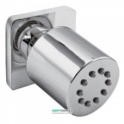 Гидромассажная форсунка Tres с 1 видом поворотной струи хром 29951502