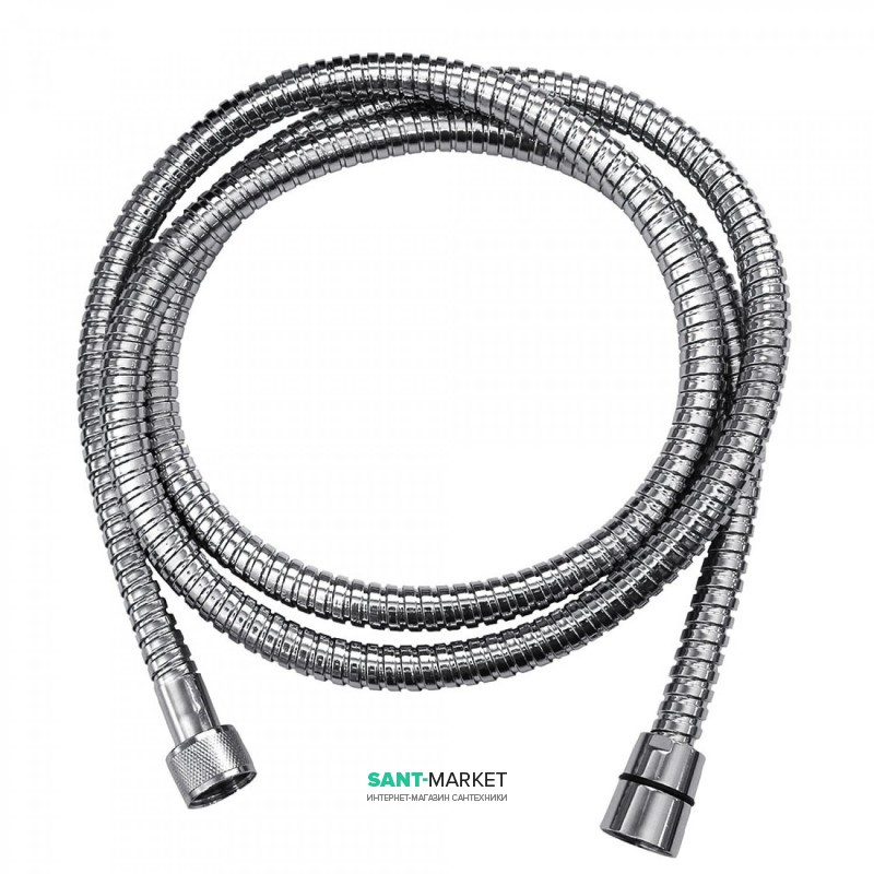 Шланг для душа Tres 170 см с двойной оплеткой растяжной нержавеющая сталь 913483080
