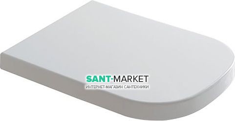 Сиденье с крышкой для унитаза Galassia Meg11 белый 5455