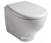 Унітаз Galassia Eden підлоговий без бачка з сидінням білий 7215