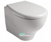 Унітаз Galassia Eden підвісний без бачка без сидіння білий 7212