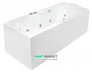 Ванна аеро- та гідромасажна акрилова прямокутна PoolSpa Gemini 180х80 система Smart 2+ білий PHPD910ST2C1960