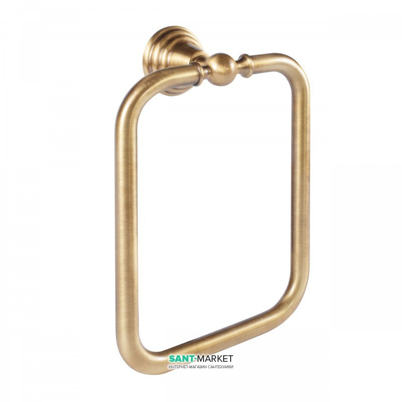Тримач для рушників Tres Retro-Tres настінний метал зістарена латунь 5246360951