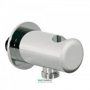 Шланговое підключення Tres з тримачем для душу хром 02418201