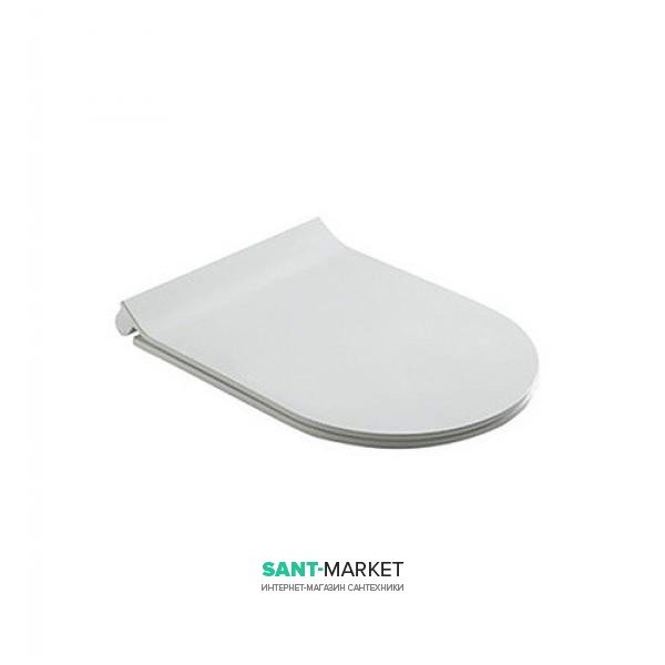 Сиденье с крышкой для унитаза Galassia Meg11 тонкое белый 5479