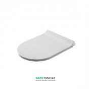 Сиденье с крышкой для унитаза Galassia Meg11 тонкое с микролифтом белый 5478