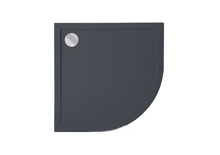 Душевой поддон Roca Aeron 80х80 см четверть круга искусственный камень графит A276283200