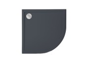 Душевой поддон Roca Aeron 80х80 см четверть круга искусственный камень графит A276283200