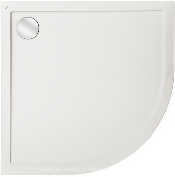 Душовий піддон Roca Aeron 90х90 см чверть кола штучний камінь цемент A276280300