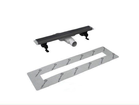 Жолоб водостічний Radaway Slim 550 мм нержавіюча сталь 5L055S