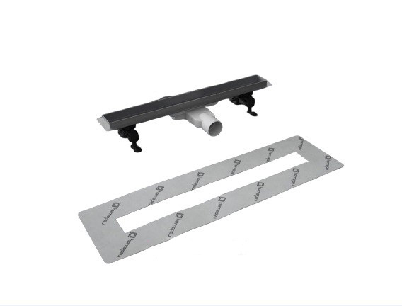 Жолоб водостічний Radaway Slim 850 мм нержавіюча сталь 5L085S